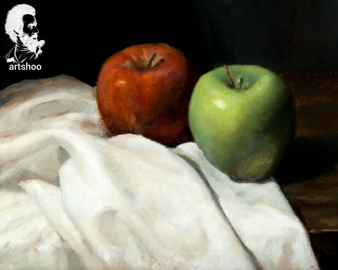 آموزش نقاشی رنگ روغن